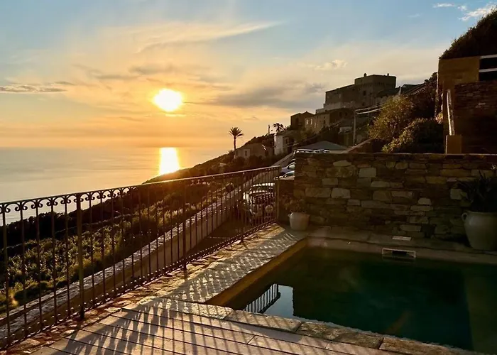 Cap Hélios, Vue à Couper Le Souffle à Centuri Villa *