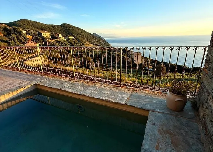 Cap Hélios, Vue à Couper Le Souffle à Centuri Villa Morsiglia