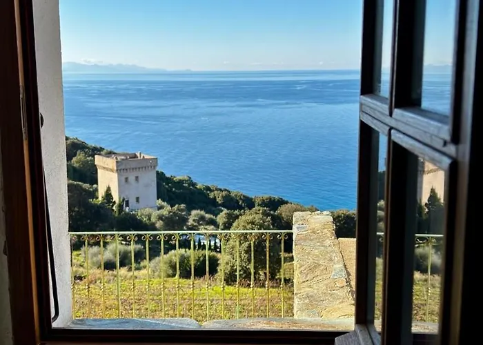 Villa Cap Helios, Vue A Couper Le Souffle A Centuri Morsiglia